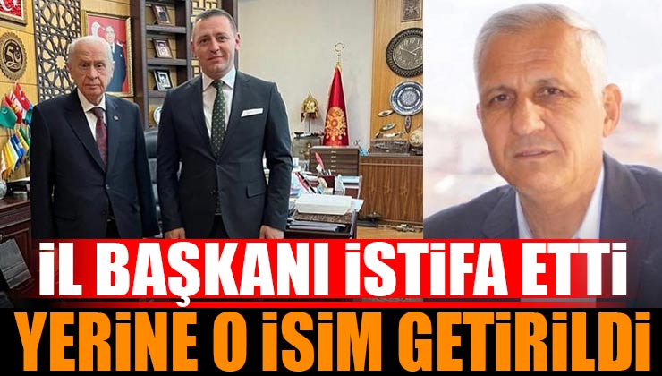 Son Dakika MHP İl Başkanı Hasan Basri Sönmez istifa etti