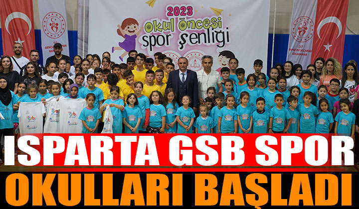 Isparta’da GSB Spor Okulları Başladı