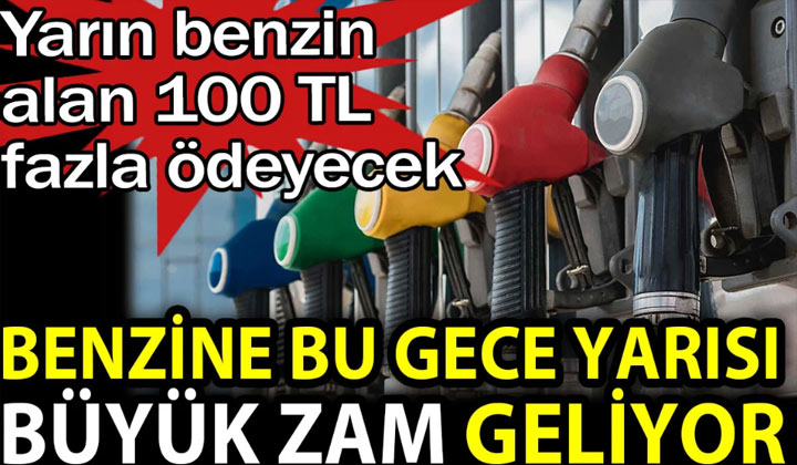 Benzin fiyatlarına yeni rekorunu kırdı Benzini Bugün Alırsanız Depoda 100 Lira Kar Edebilirsiniz