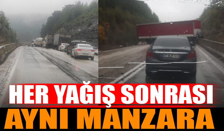 Isparta Antalya Yolunda Yine Trafik Kazası