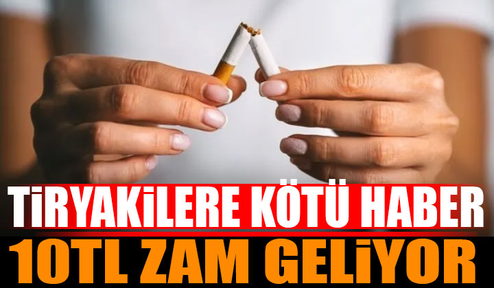 Sigaraya 10 TL Zam Geliyor Özgür Aybaş Açıkladı