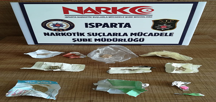 Isparta’da Uyuşturucu Operasyonu: 2 Gözaltı