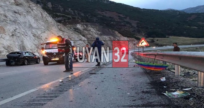 Burdur’da Trafik Kazası: 1 ölü, 5 yaralı