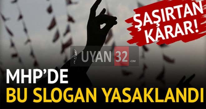 MHP’de ‘Alparslan Türkeş’in askerleriyiz’ Sloganına Yasak Geldi