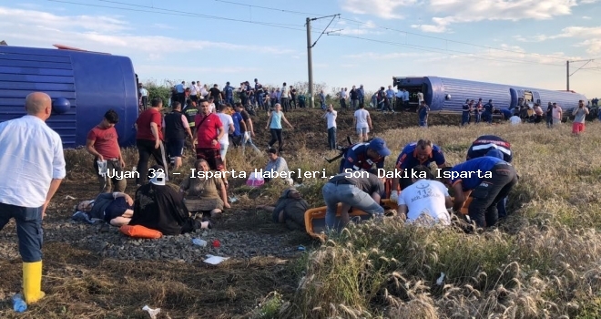 Tekirdağ Çorlu’da Feci Tren Kazası, Çok Sayıda Ölü ve Yaralı Var