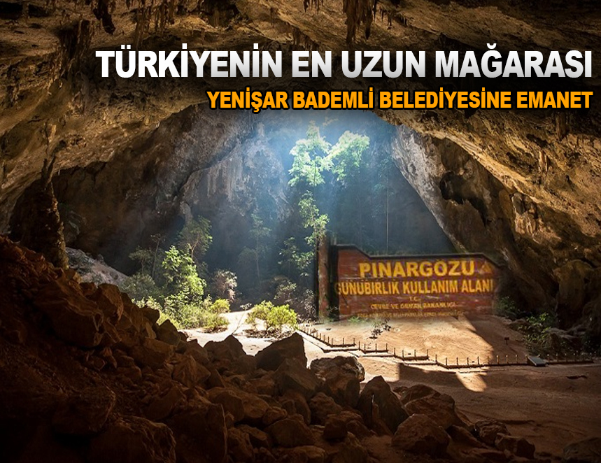 Türkiyenin En Uzun Mağarası Yenişarbademli Belediyesi’ne Emanet
