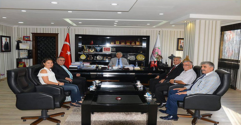 Türk Yerel Hizmet-Sen’den Başkan Günaydın’ı Ziyaret Etti