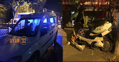 Hanife Sultan Mahallesi’nde Trafik Kazası: 2 Yaralı