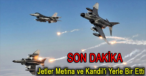 TSK Jetlerinden PKK’ya Ağır Darbe!