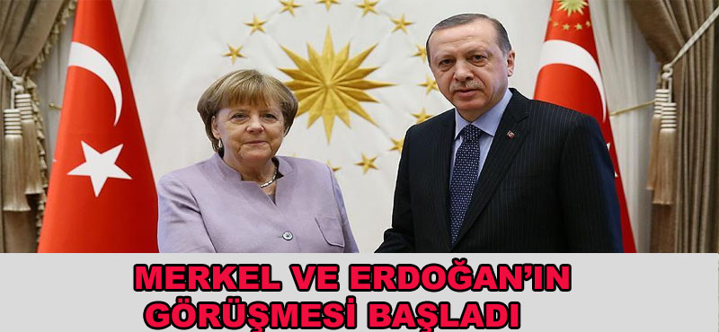 Recep Tayyip Erdoğan ve Angelena Merkel İle Görüştü