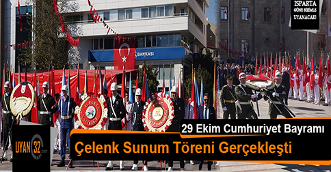 29 Ekim Cumhuriyet Bayramı Çelenk Sunum Töreni Gerçekleşti