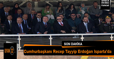Cumhurbaşkanı Recep Tayyip Erdoğan Isparta’da