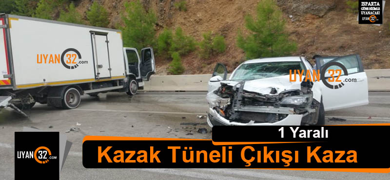 Kazak Tünel Çıkışı Trafik Kazası Meydana Geldi