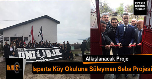 Isparta Köy Okuluna Süleyman Seba Projesi