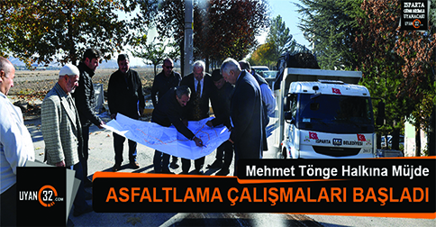 Mehmet Tönge Mahallesinde Asfaltlama Çalışmaları Başladı