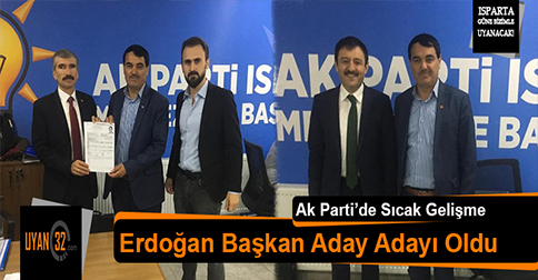 Nuri Erdoğan Ak Parti Belediye Başkan Aday Adayı Oldu