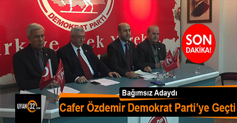 Cafer Özdemir Isparta Demokrat Parti Adayı Oldu