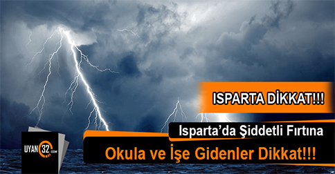 Isparta’da Kuvvetli Rüzgar Etkisini Sürdürüyor, Dışarı Çıkacak Olanlar Dikkat Etsin!!!
