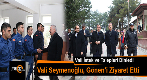 Vali Seymenoğlu, Gönen’i Ziyaret Etti