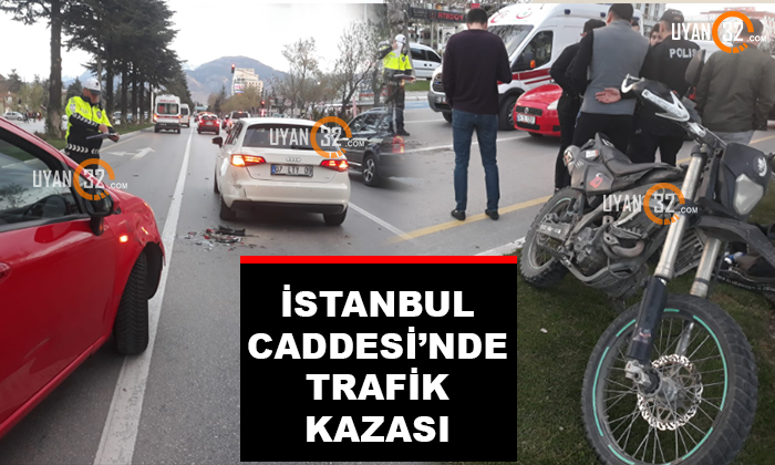 Son Dakika! İstanbul Caddesi’nde Trafik Kazası