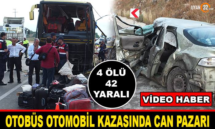 Bandırma’da Otobüs Kazası : 4 Ölü 42 Yaralı