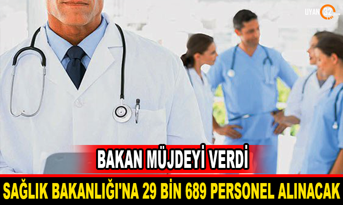 Sağlık Bakanlığı’na 29 Bin 689 Personel Alınacak