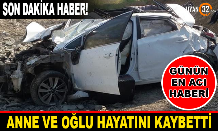 Isparta Antalya Yolu Trafik Kazası 2 Ölü 2 Yaralı