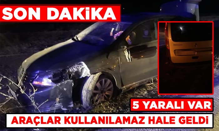 Son Dakika: Isparta’da Trafik Kazası, 5 Yaralı Var
