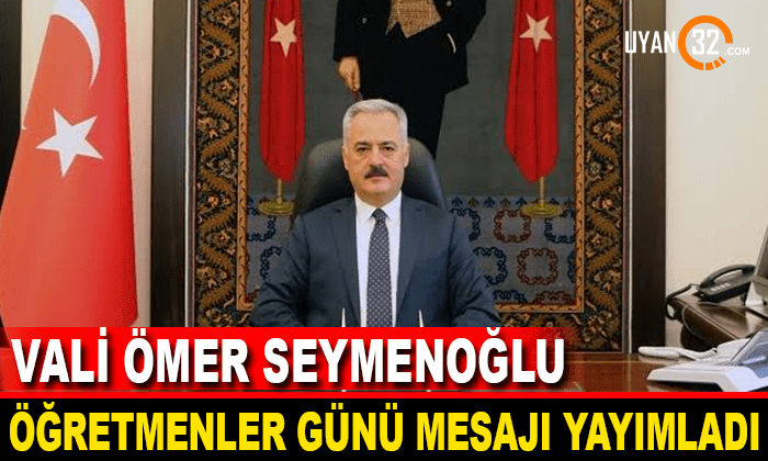 Vali Seymenoğlu 24 Kasım Mesajı Yayımladı
