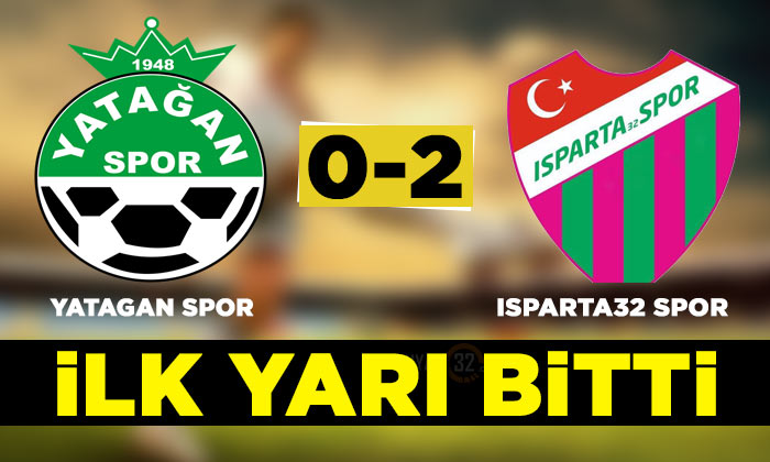 Yatağanspor – Isparta32 Spor Maçı İlk Yarısında 2 Gol Geldi..!