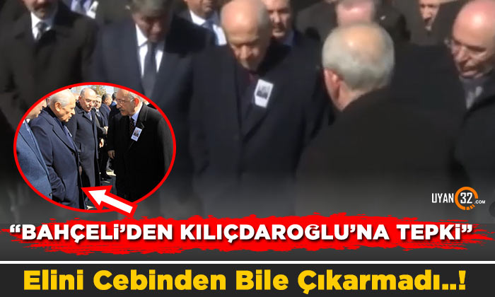 İdlib Şehidinin Cenazesinde Devlet Bahçeli’den Kılıçdaroğlu’na Sert Tepki