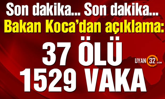 Son dakika… Bakan Koca, Türkiye’deki Yeni Corona Vakalarını Açıkladı
