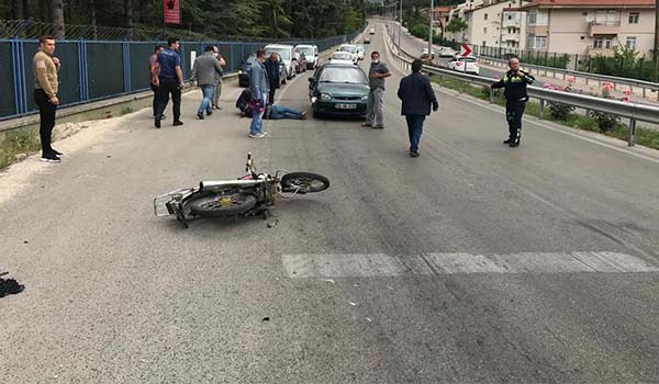 Eğirdir'de Trafik Kazası