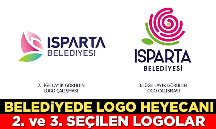 Isparta’da Belediyesi İçin Seçilen 2. ve 3. Logolar Paylaşıldı..!