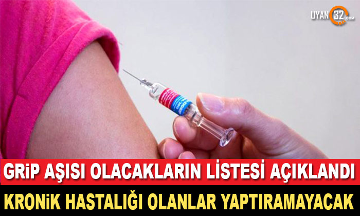 Grip Aşısı Olacakların Listesi Açıklandı; Liste E-Nabız’a Yüklendi..!