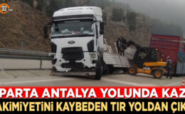 Isparta Antalya Yolunda Trafik Kazası..!