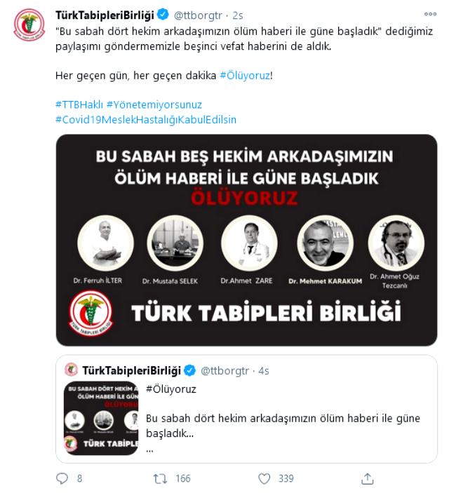 Türk Tabipler Birliği Açıklama