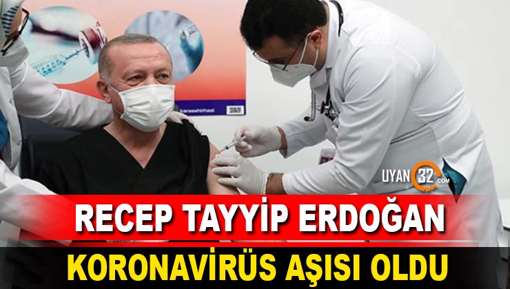 Recep Tayyip Erdoğan Koronavirüs Aşısı Oldu
