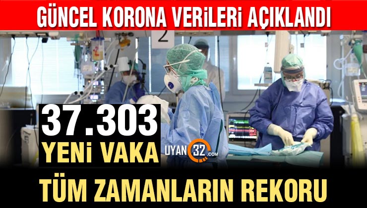Son Dakika; Türkiye’de Son 24 saatte 37.303 Yeni Vaka!