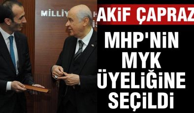 Ispartalı Siyasetçi Akif Çapraz MHP’nin MYK Üyeliğine Seçildi