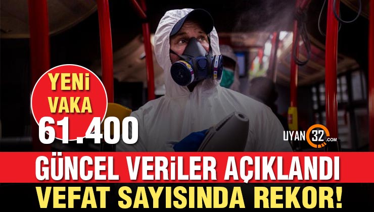 Türkiye’de Son 24 saatte 61.400 Yeni Vaka!