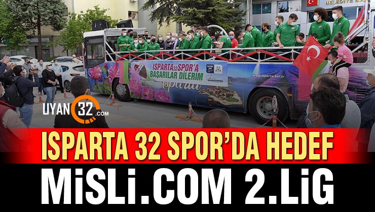 Isparta 32 Spor’da Hedef Misli.com 2. Lig; Dev Maçın Hakemi Belli Oldu!