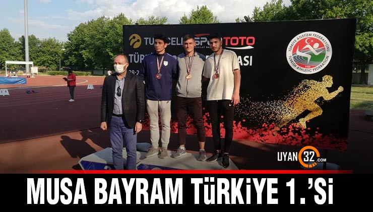 Musa Bayram Türkiye Şampiyonu Oldu