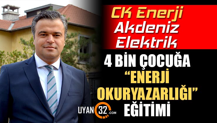 CK Enerji Akdeniz Elektrik, 4 Bin Çocuğa  “Enerji Okuryazarlığı” Eğitimi Veriyor!