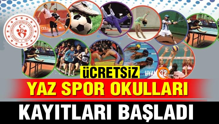 Isparta’da Ücretsiz Yaz Spor Okulları Kayıtları Başlıyor
