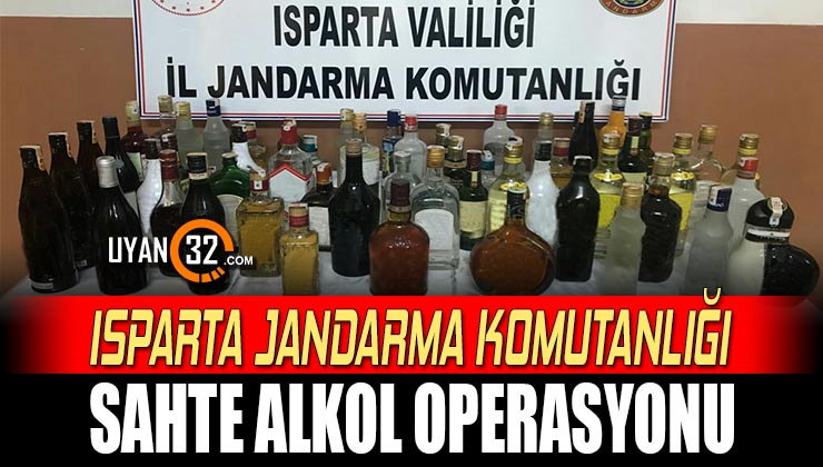 Isparta’da 64 Şişe Kaçak ve Sahte Alkollü İçki Ele Geçirildi!