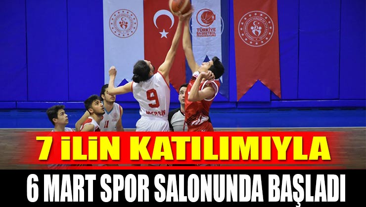 Basketbol Müsabakaları 7 İlin Katılımıyla Isparta 6 Mart Spor Salonu’nda Başladı