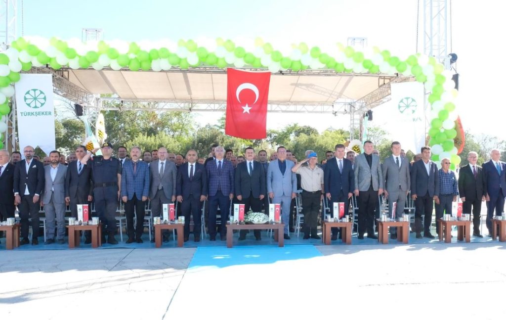 Burdur’da Şeker Fabrikası 2022-2023 yılı Pancar Alım Kampanyası Açılış Töreni