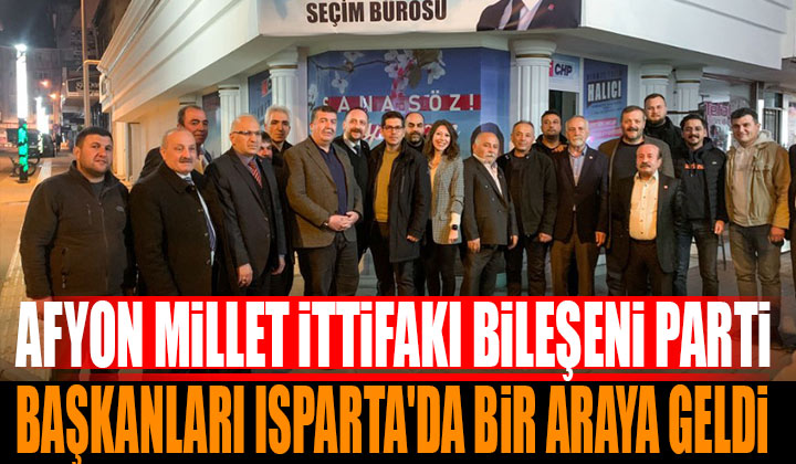 CHP Milletvekili Adayları ve Millet İttifakı bileşeni partilerin il başkanları ile bir araya geldi