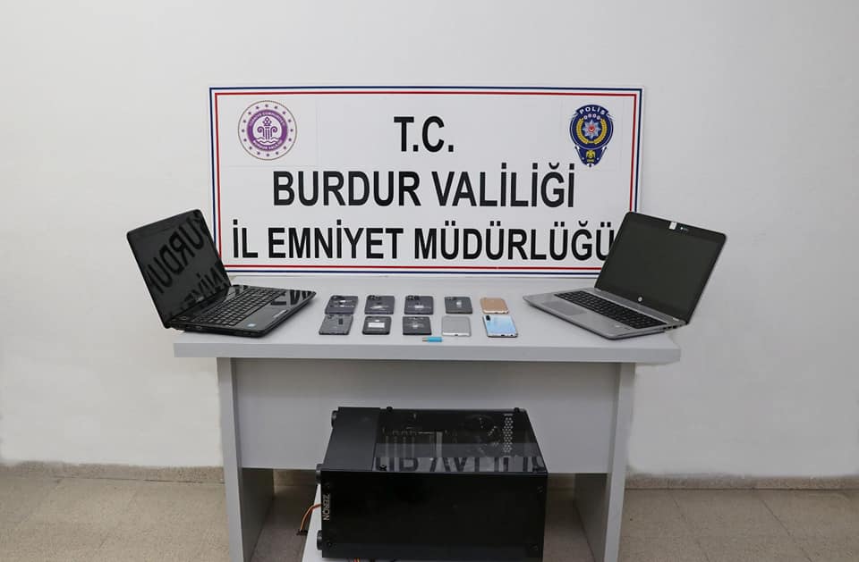 Burdur Siber Operasyonu 4 Şahıs Tutuklandı